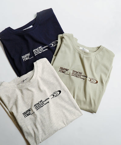 アソートロゴ&マーク刺繍BIGTシャツ