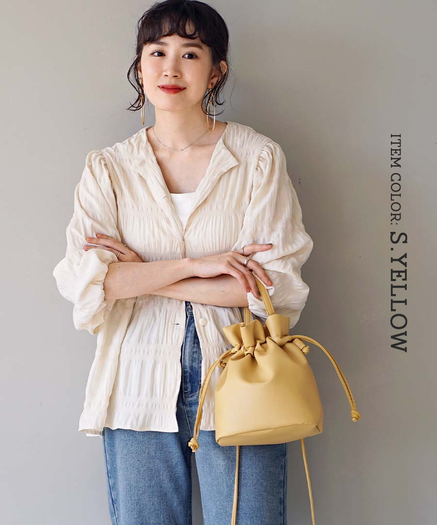 巾着2WAY ショルダーバッグ