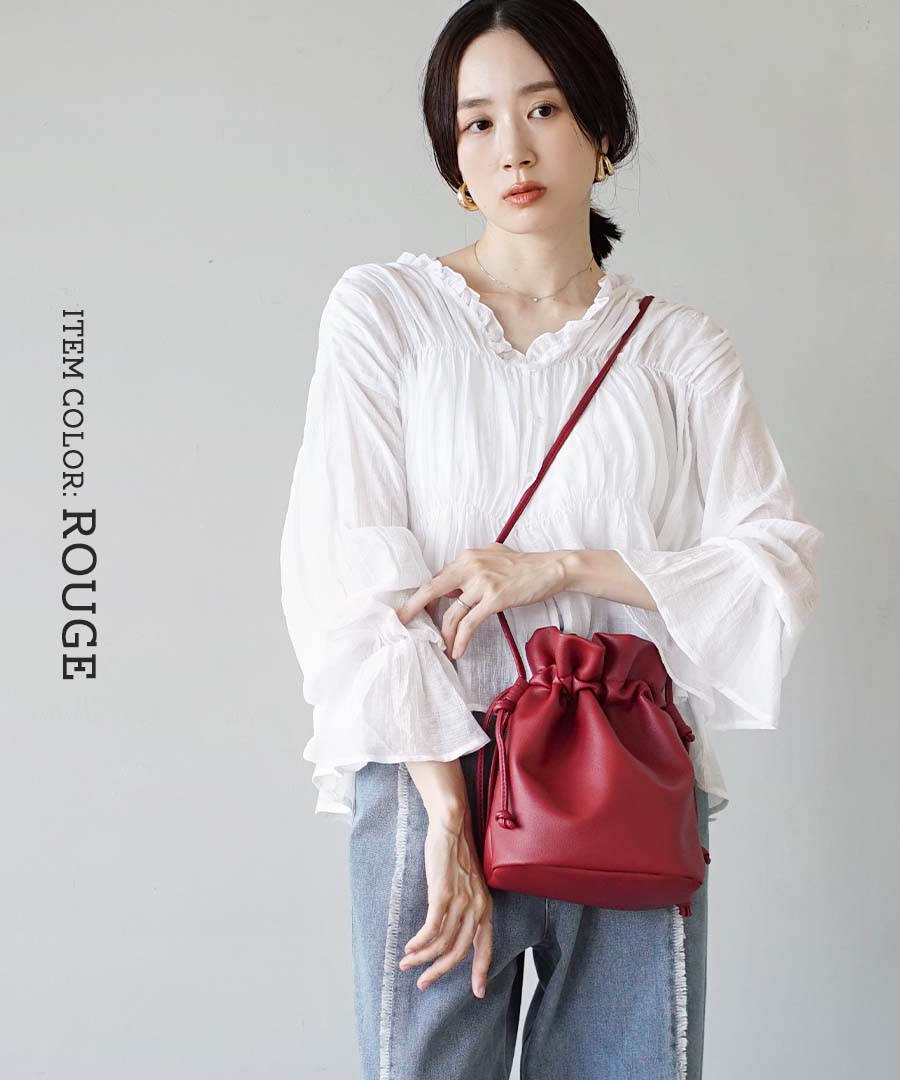 巾着2WAY ショルダーバッグ