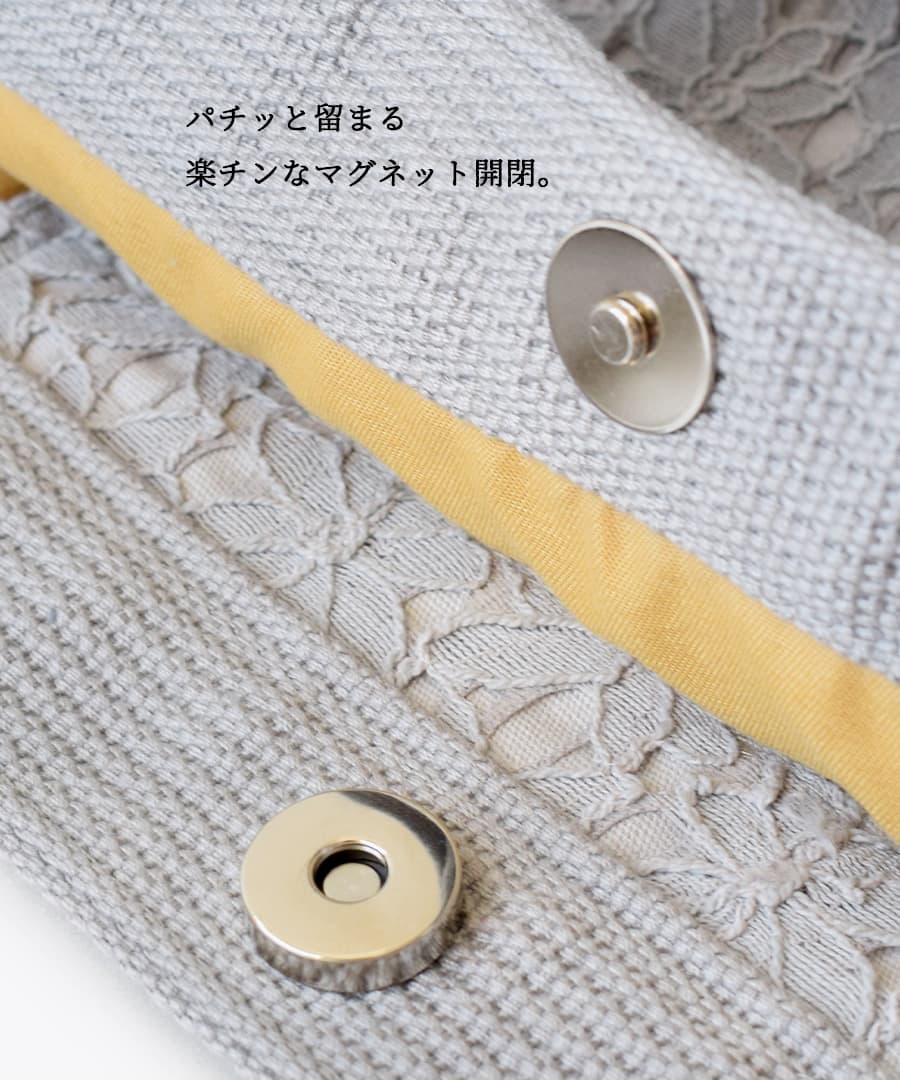 フラワーレース ミニョントートバッグ［ミニ］