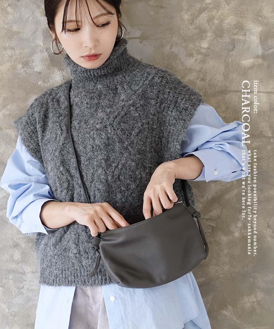 シンプルポケット ミニショルダーバッグ