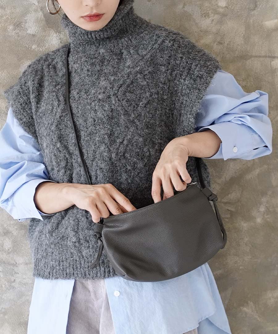 シンプルポケット ミニショルダーバッグ