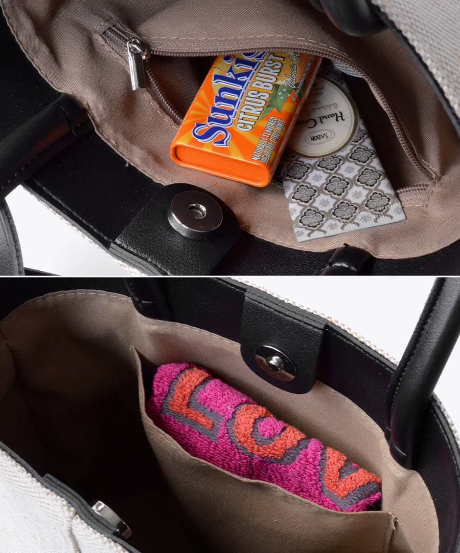 麻コンビ 2WAY バケツショルダーバッグ
