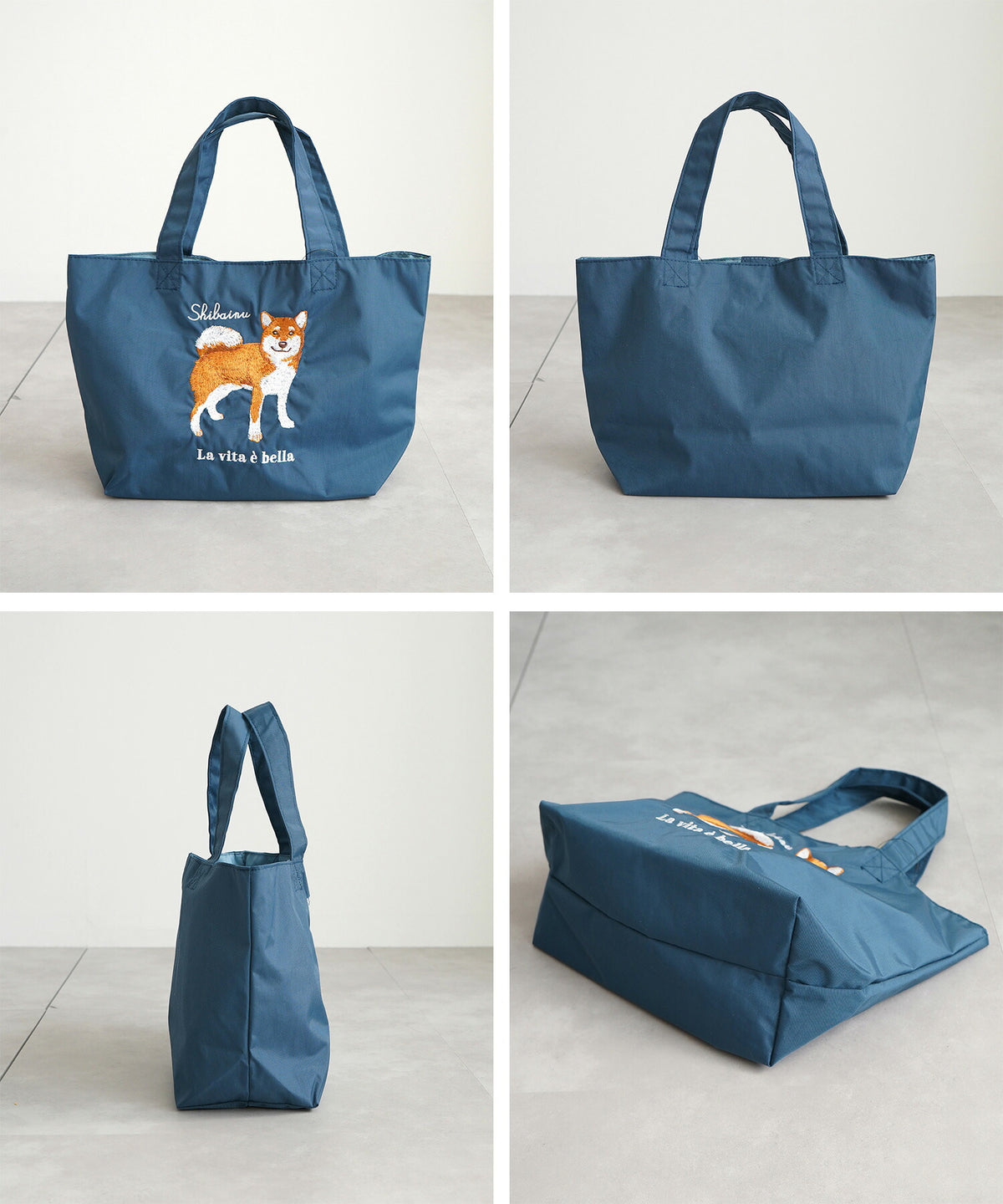アニマル刺繍プチトートバッグ