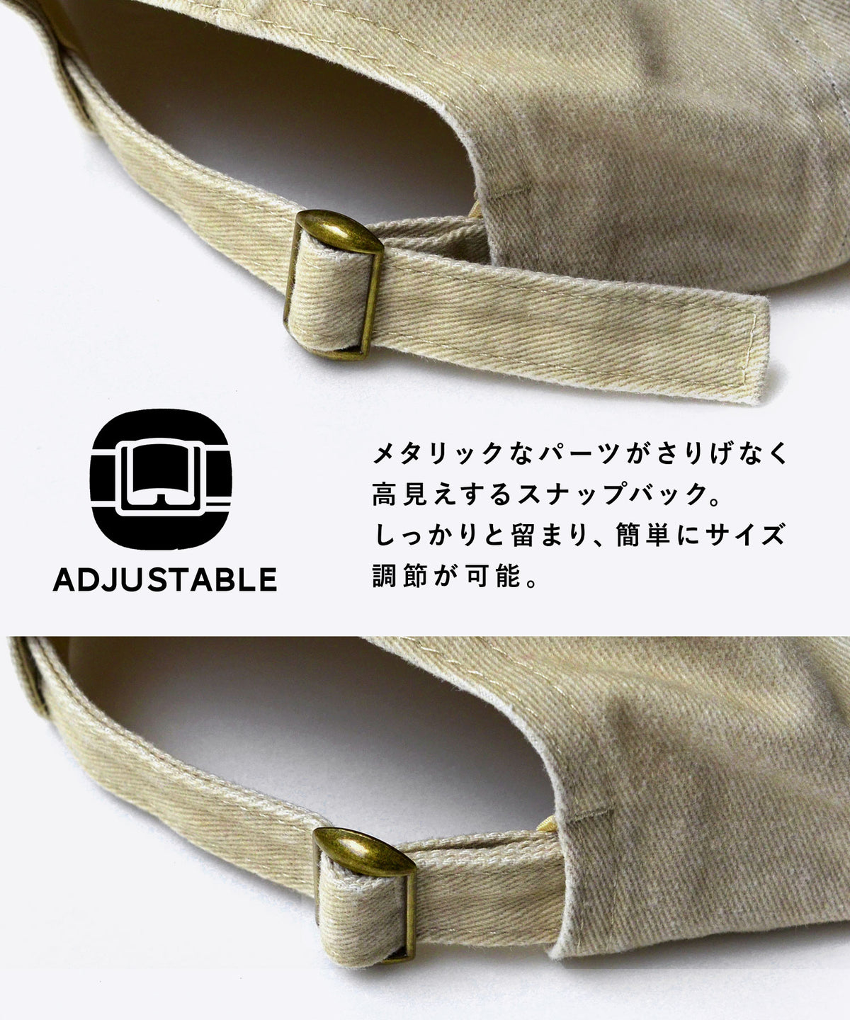 ウォッシュド ロゴキャップ