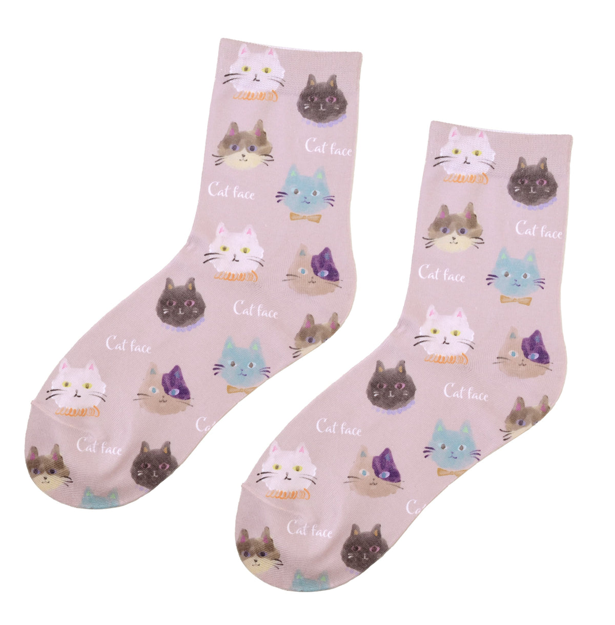 プリント クルーソックス 【返品交換不可】