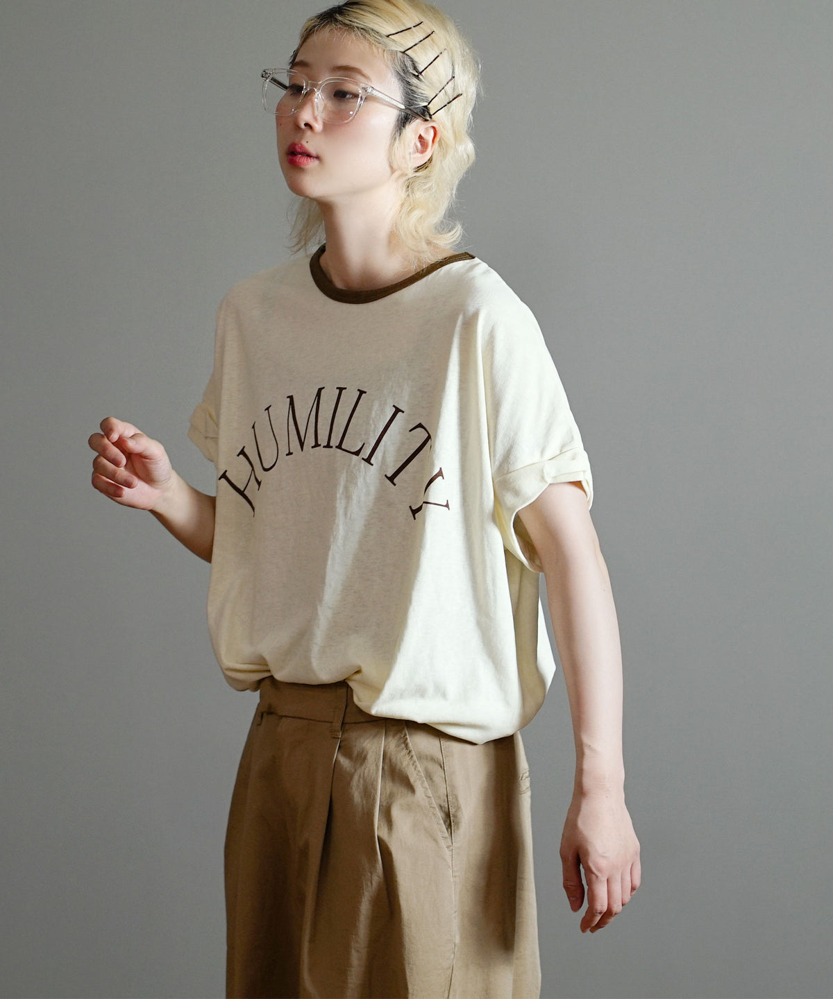 ヴィンテージスラブ リンガーロゴTシャツ