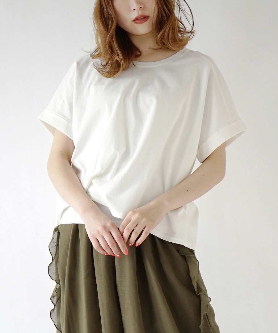 汗しみない Tシャツ［ワイドシルエット］