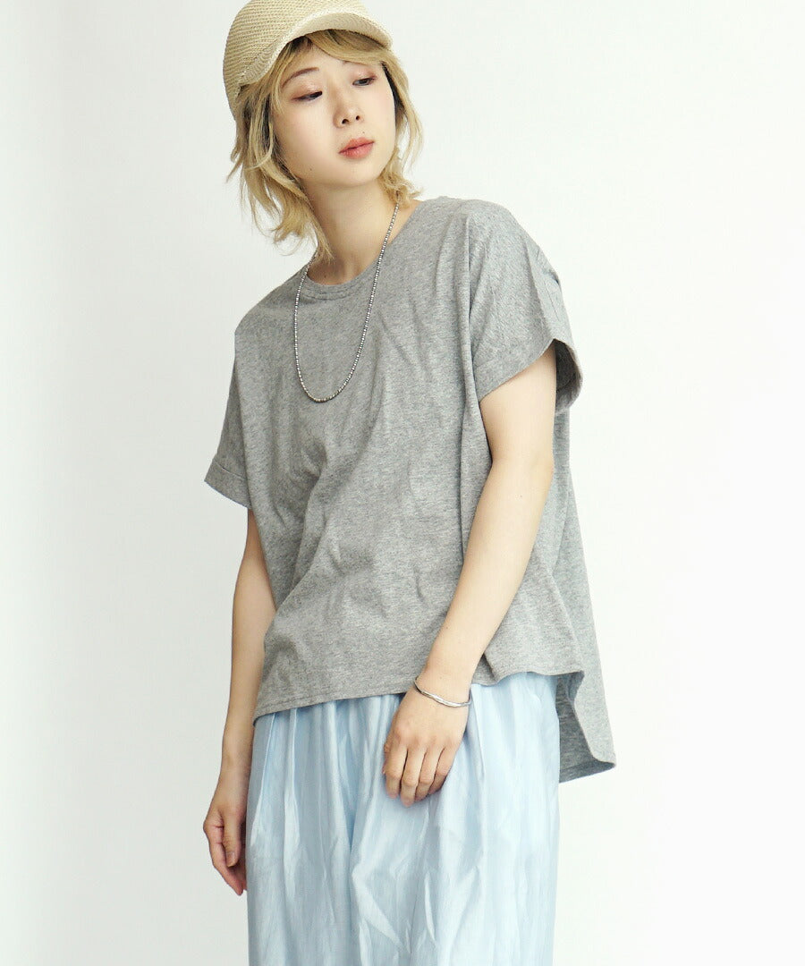 汗しみない Tシャツ［ワイドシルエット］