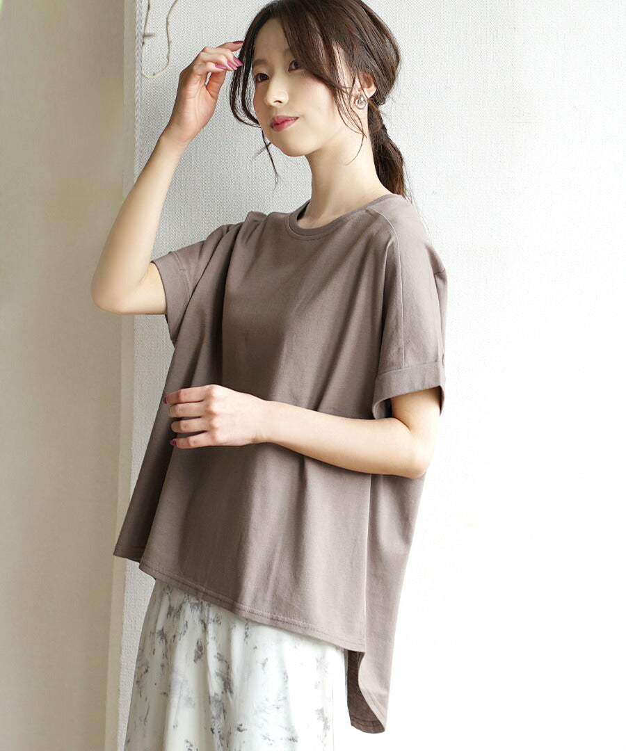 汗しみない Tシャツ［ワイドシルエット］