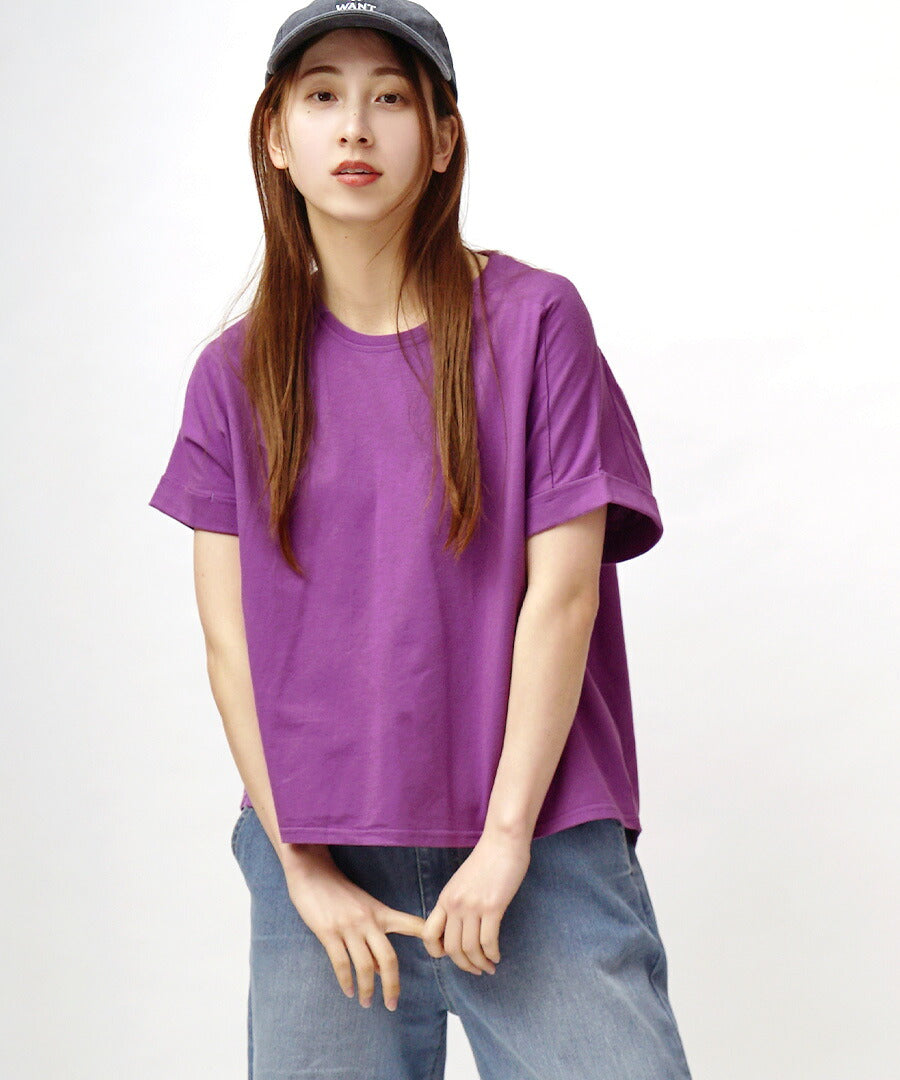 汗しみない Tシャツ［ワイドシルエット］