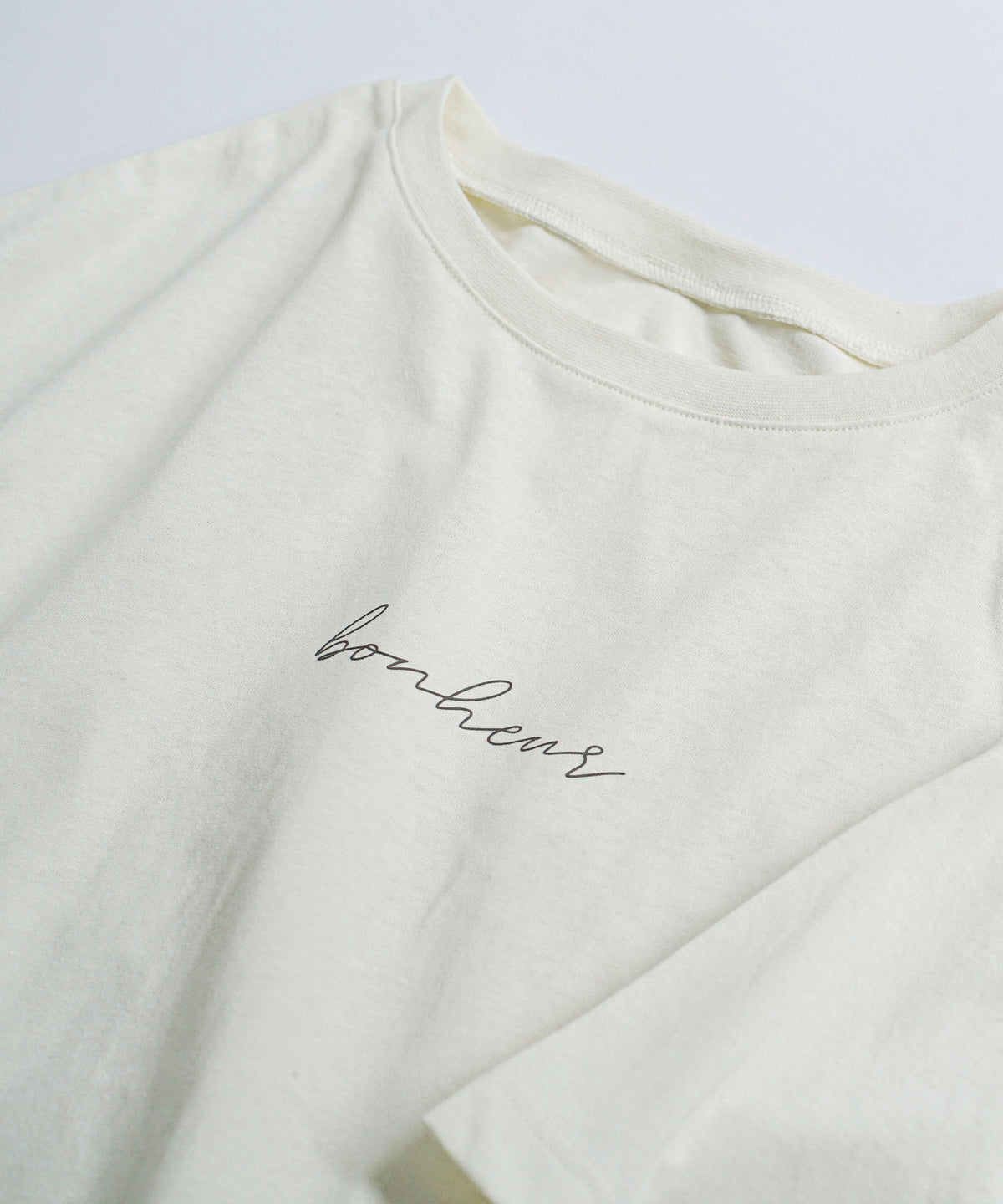 チュール切替 ロゴTシャツ