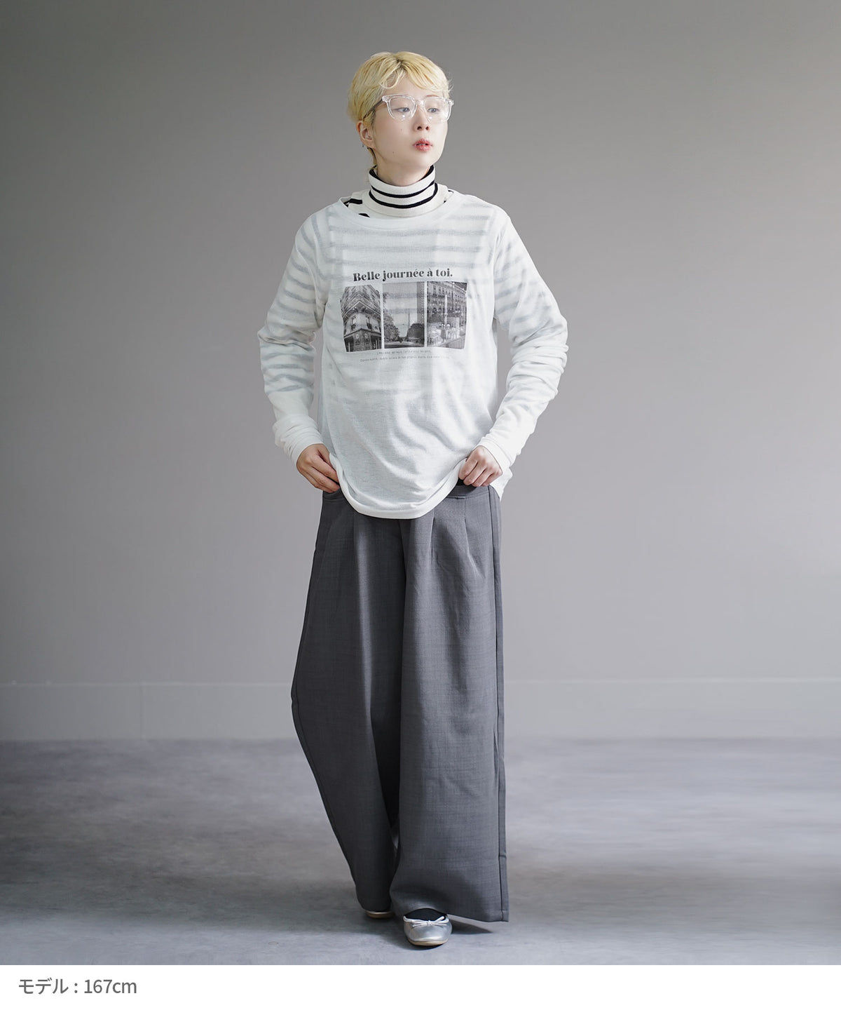 フォトプリント シアーカットソー