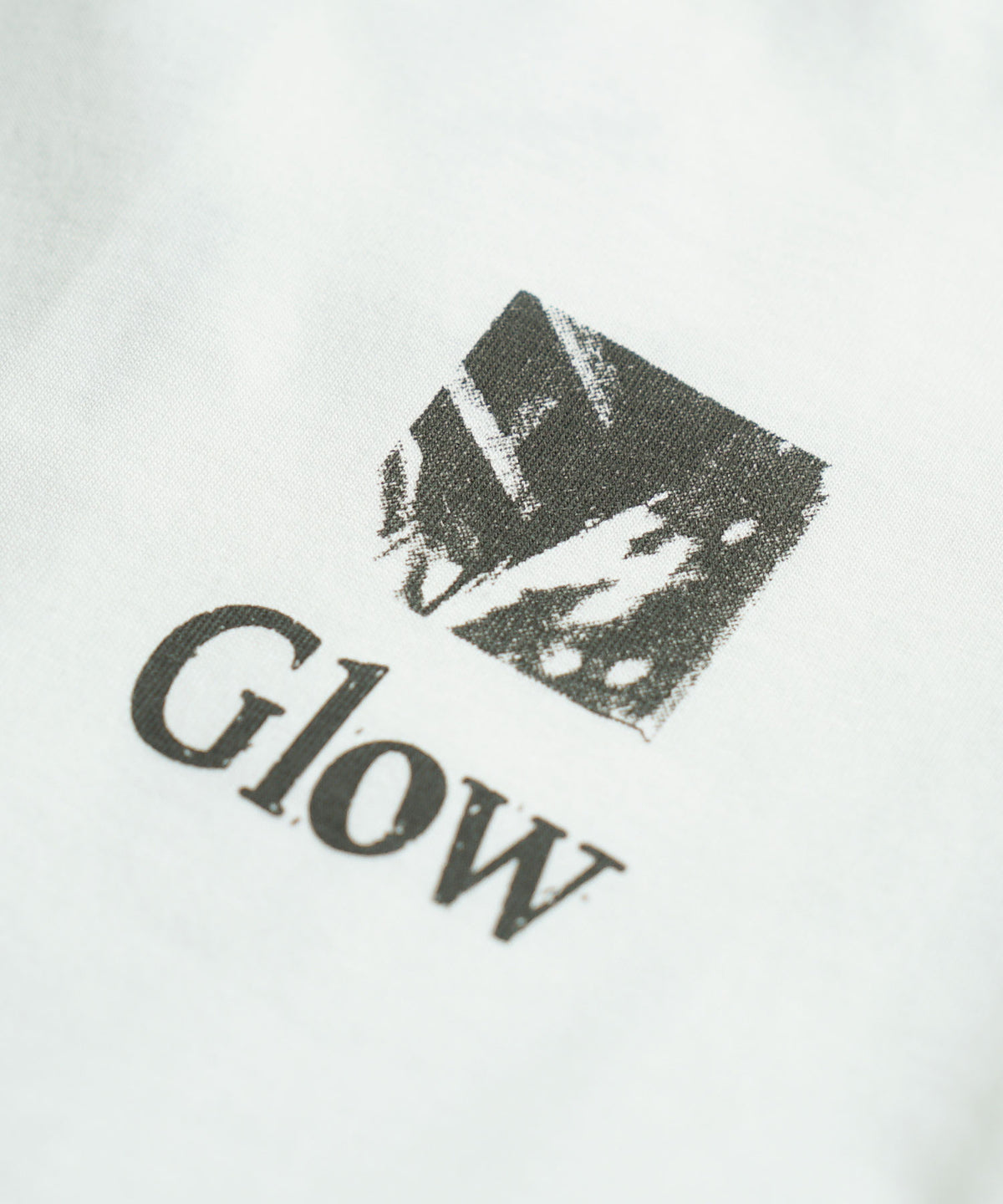 ランダムグラフィックプリント クルーネックTシャツ