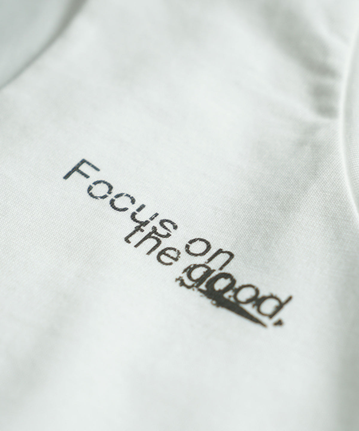 ランダムグラフィックプリント クルーネックTシャツ
