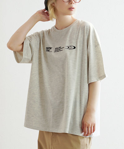 アソートロゴ&マーク刺繍BIGTシャツ