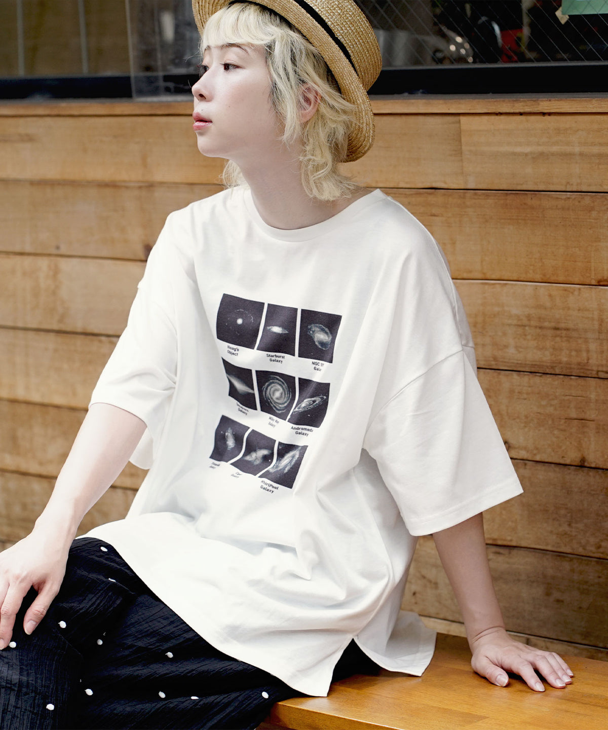 ギャラクシープリント BIG TEE［半袖］