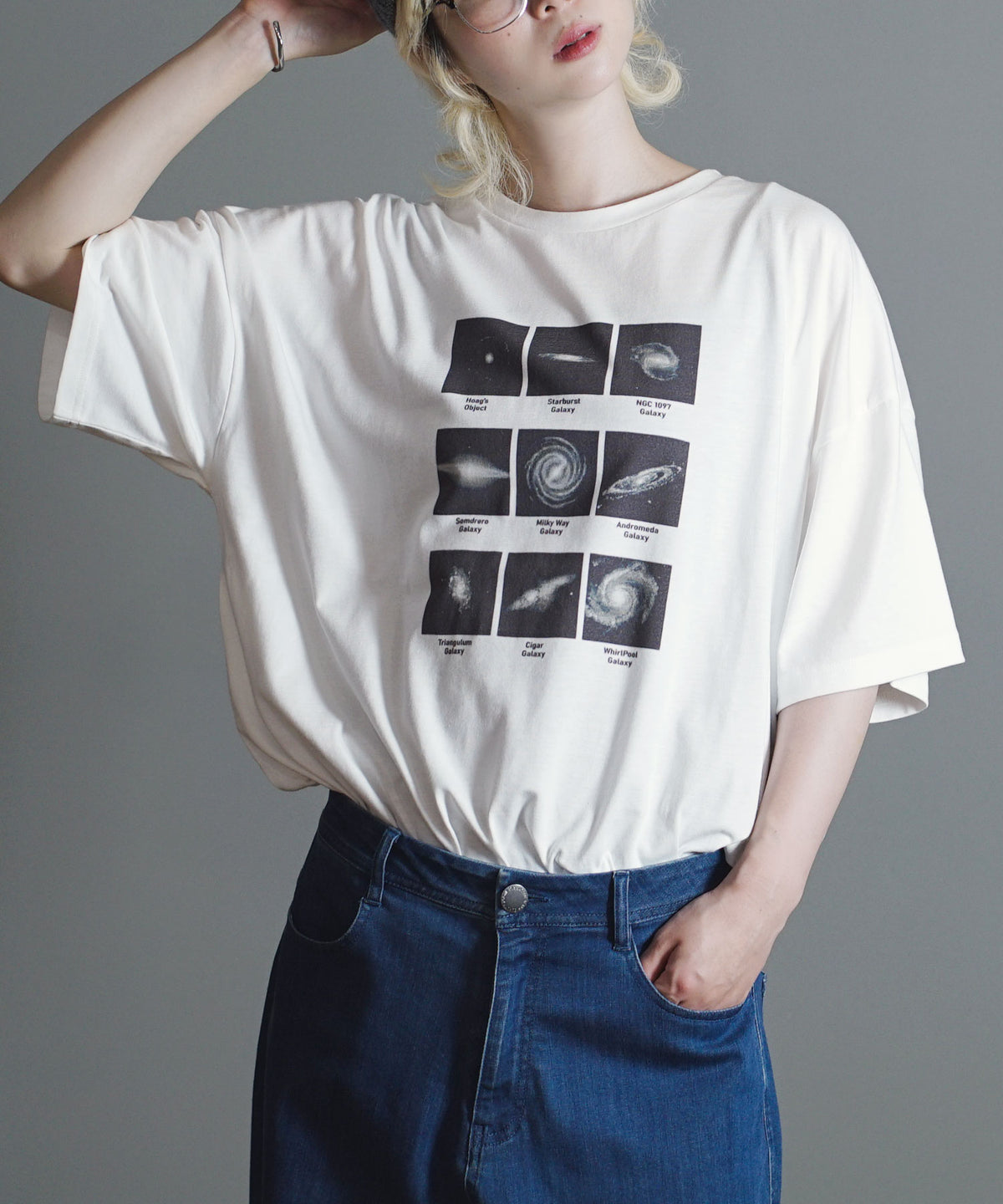 ギャラクシープリント BIG TEE［半袖］