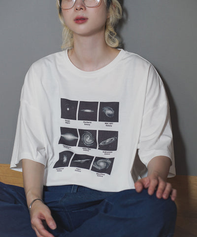 ギャラクシープリント BIG TEE［半袖］