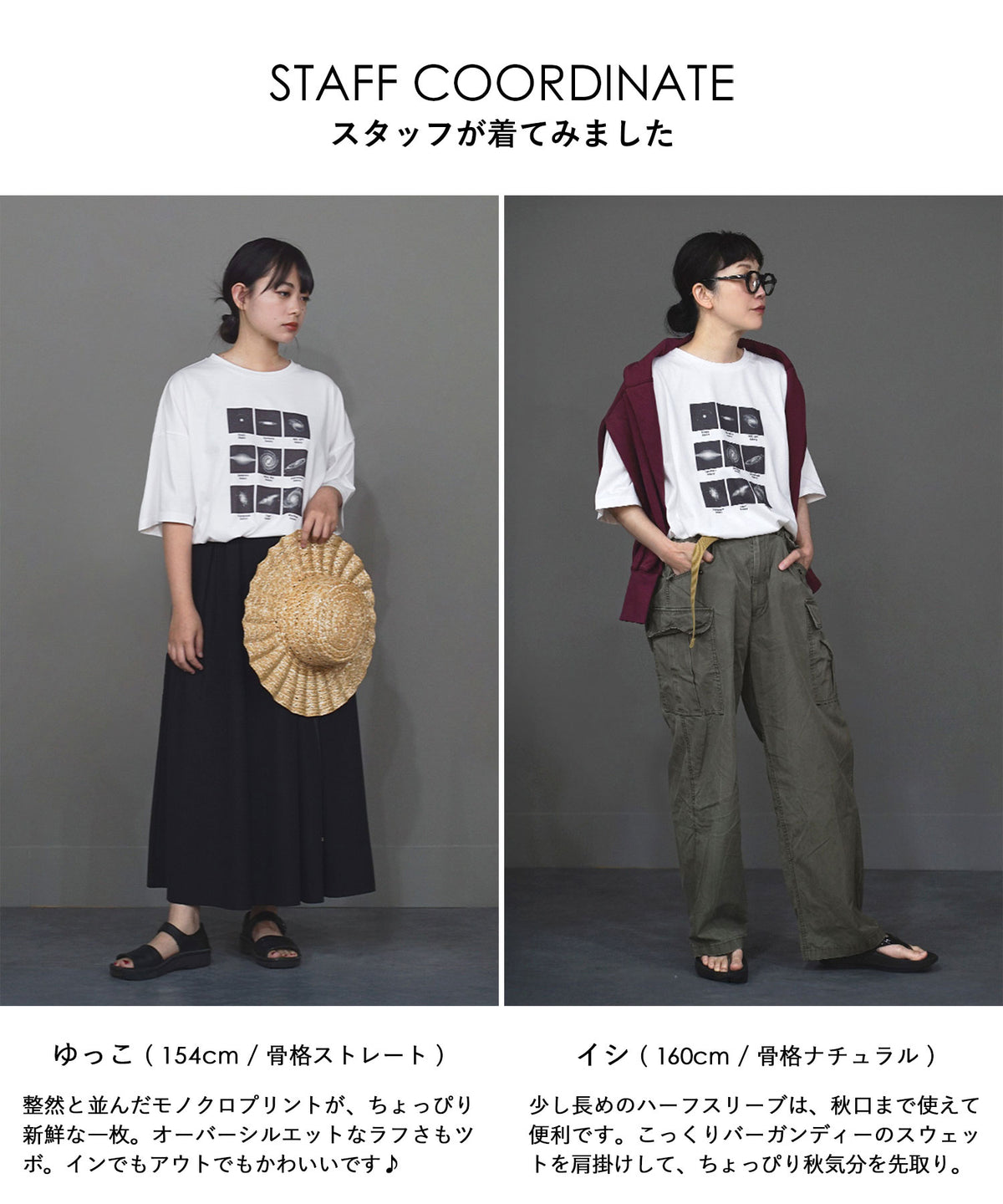 ギャラクシープリント BIG TEE［半袖］