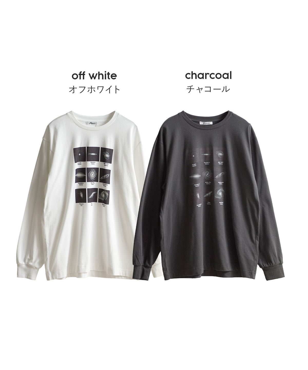 ギャラクシープリント BIG TEE［長袖］