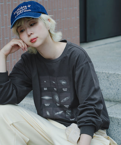 ギャラクシープリント BIG TEE［長袖］