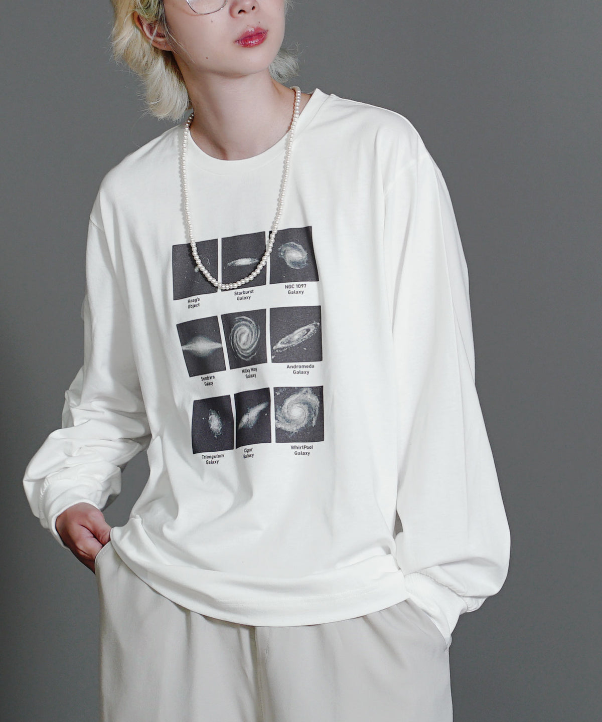 ギャラクシープリント BIG TEE［長袖］