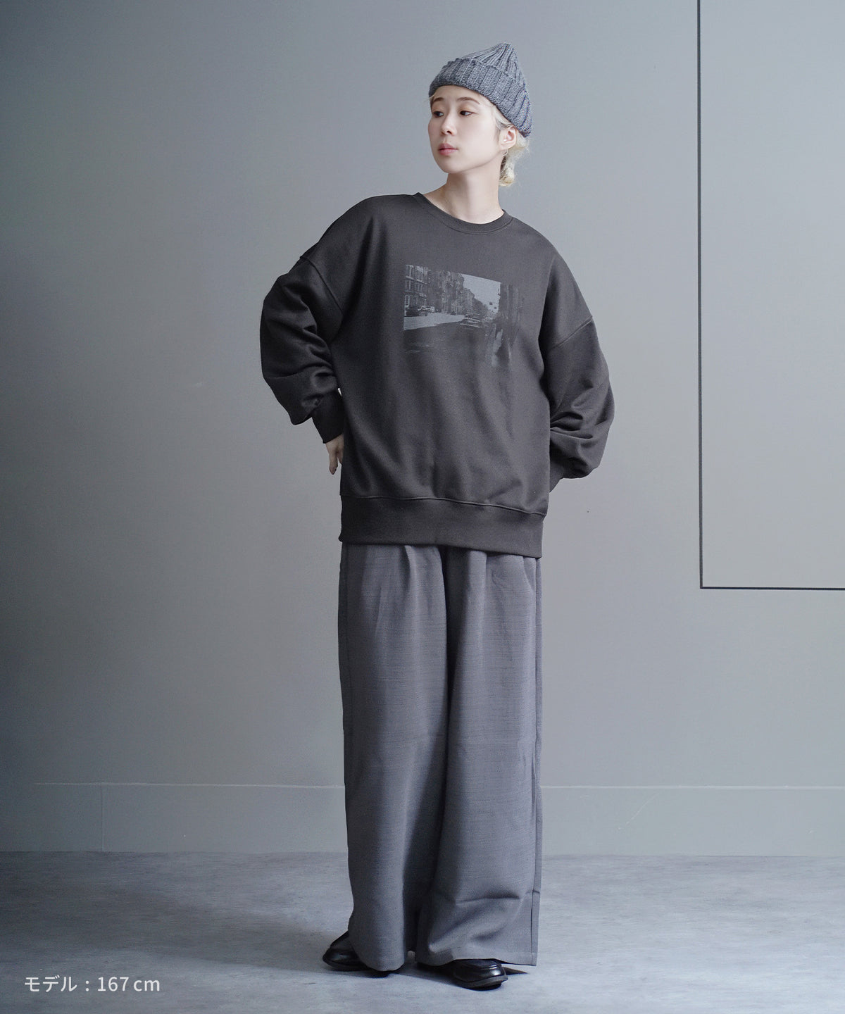 フォトプリント BIGスウェットプルオーバー