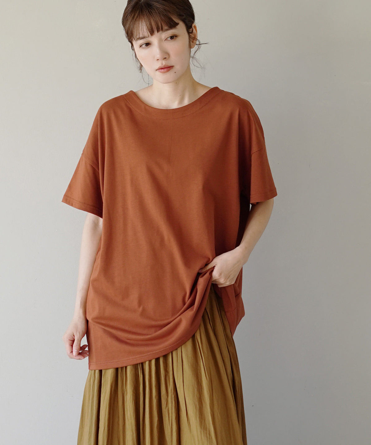 URBAN PLUS オーバーカットソー