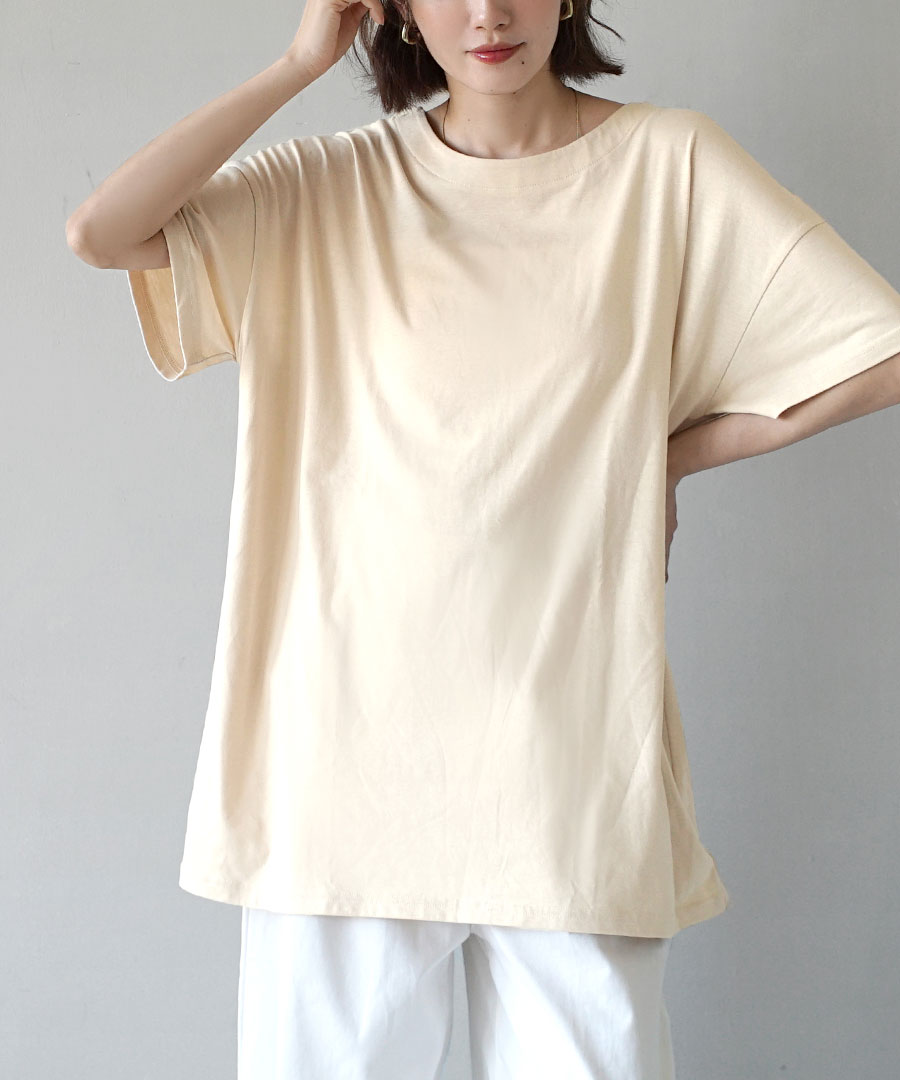 URBAN PLUS オーバーカットソー