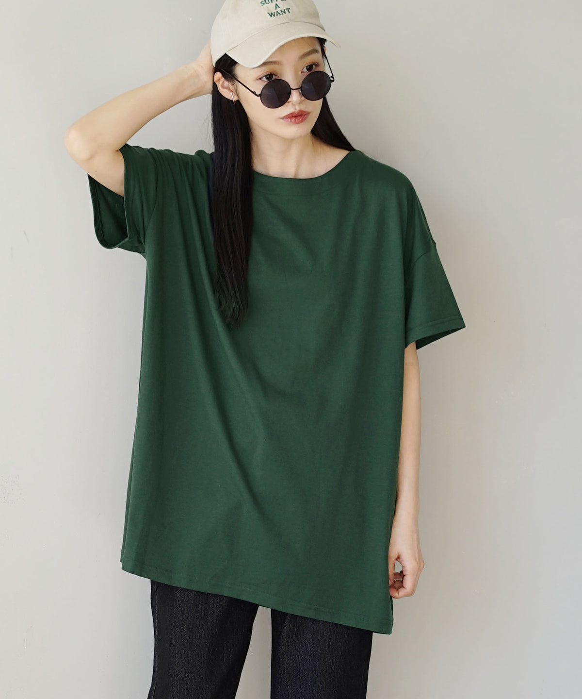 URBAN PLUS オーバーカットソー