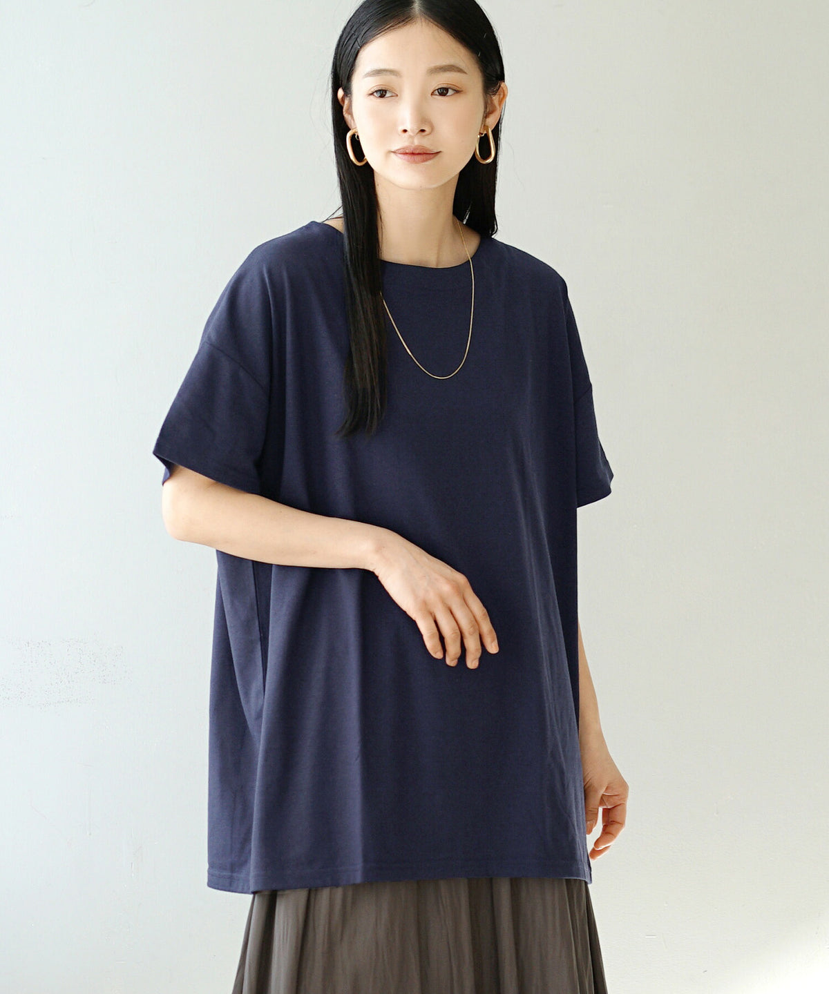 URBAN PLUS オーバーカットソー