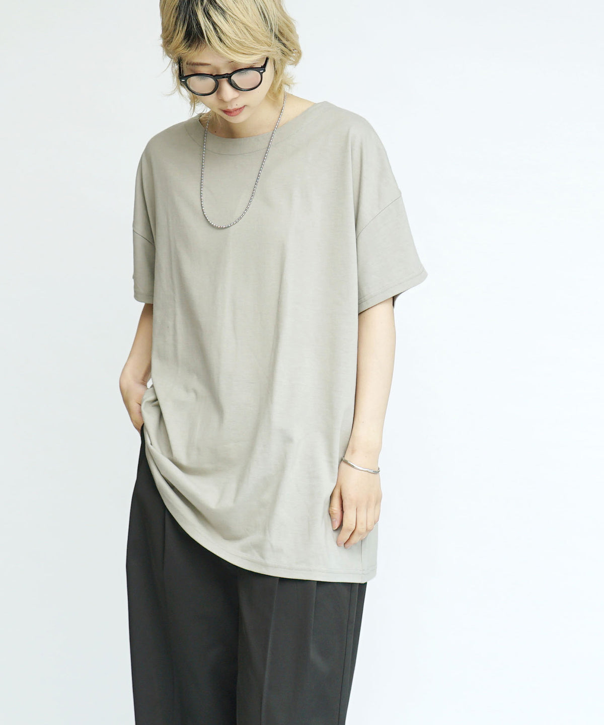 URBAN PLUS オーバーカットソー