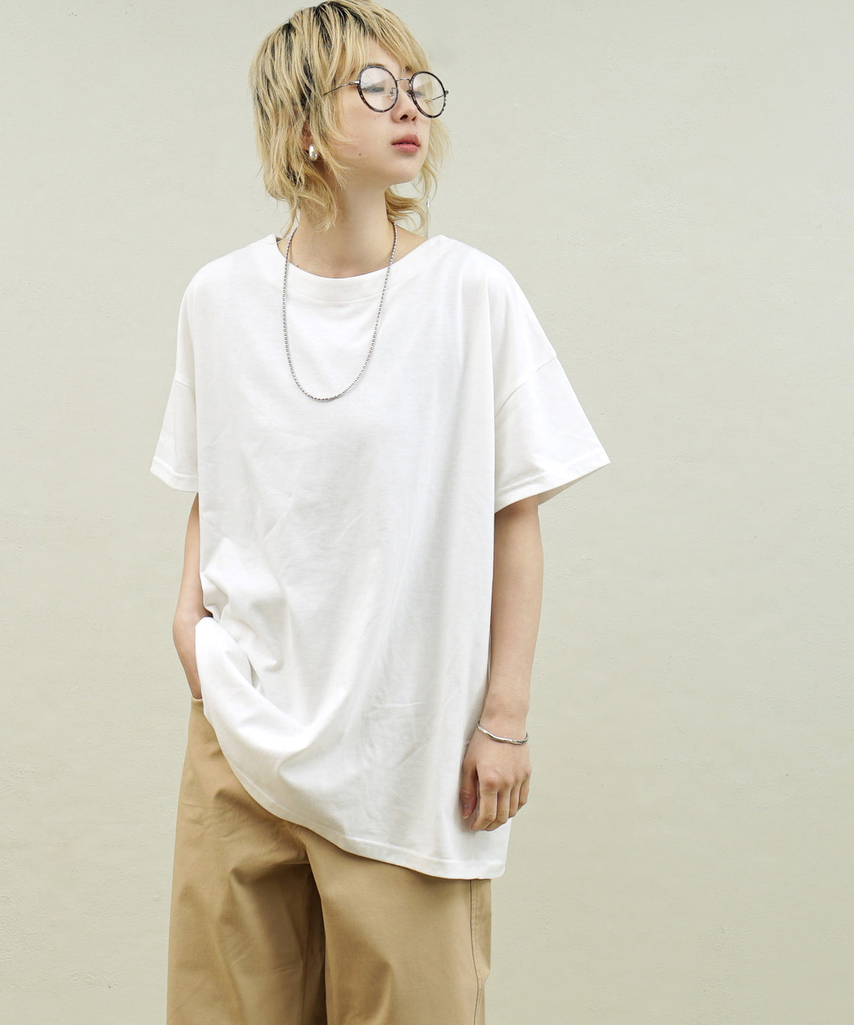 URBAN PLUS オーバーカットソー