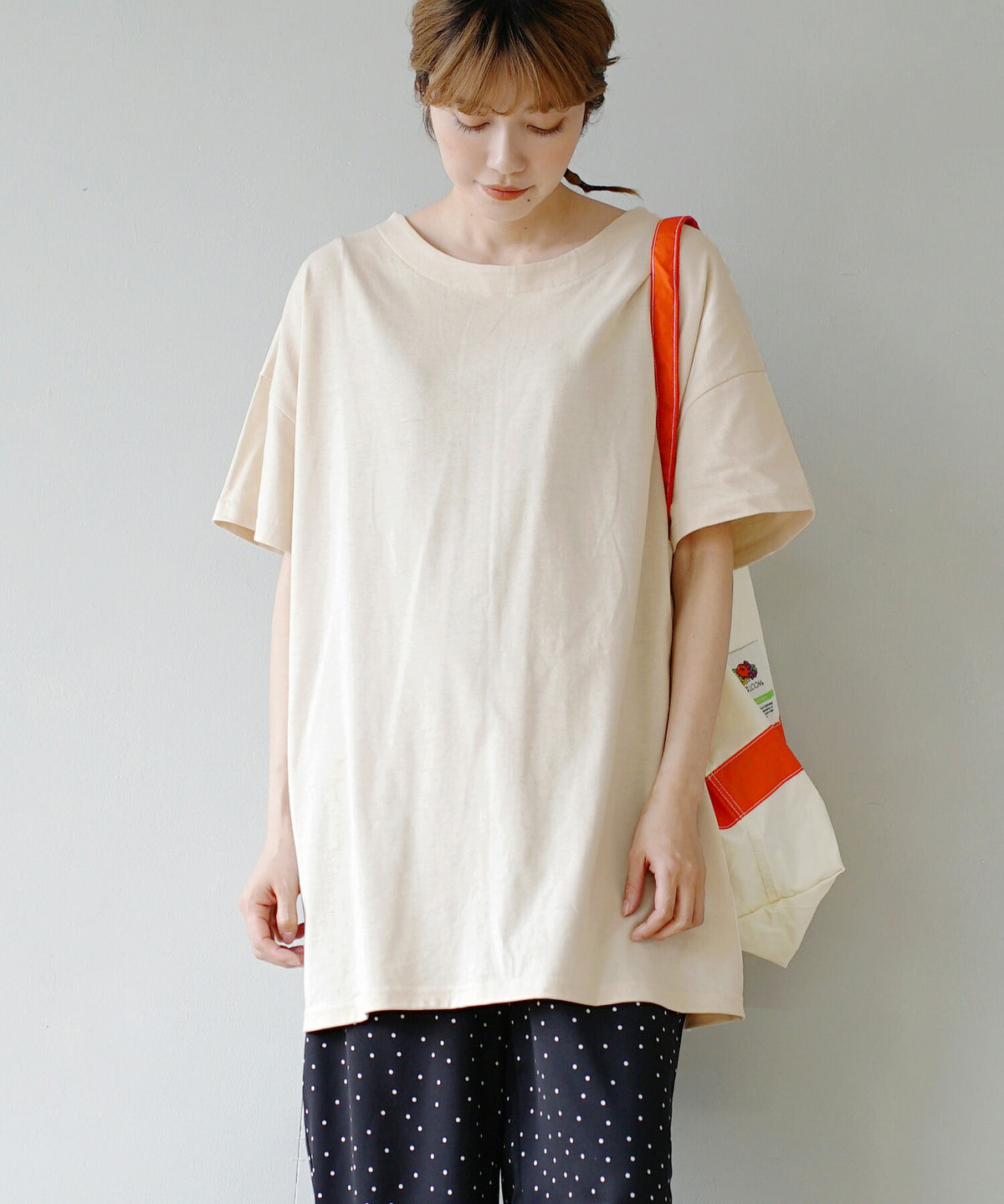 URBAN PLUS オーバーカットソー