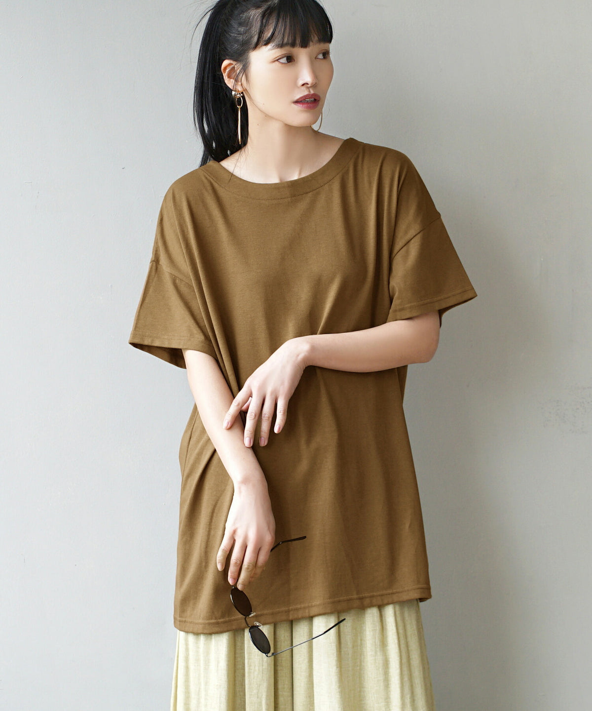 URBAN PLUS オーバーカットソー