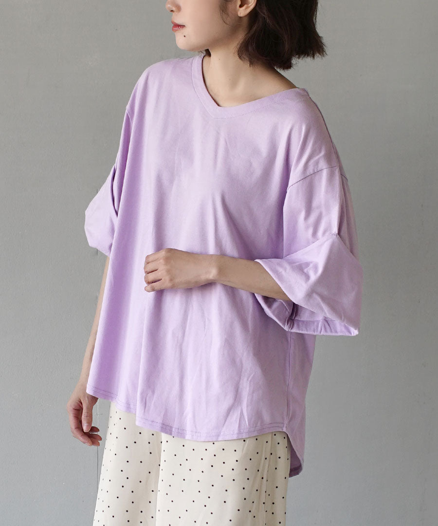 URBAN PLUS ロールアップスリーブ Tシャツ