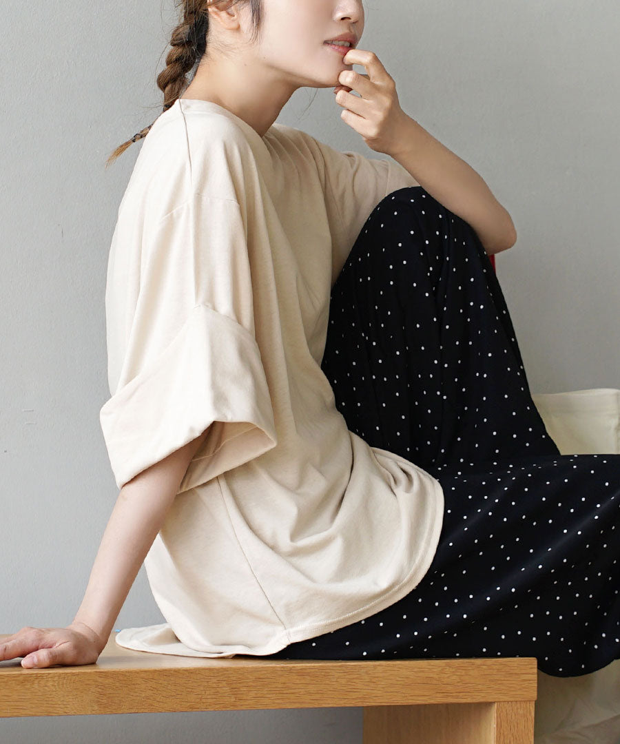 URBAN PLUS ロールアップスリーブ Tシャツ
