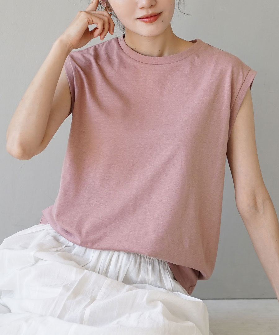 URBAN PLUS フレンチスリーブカットソー