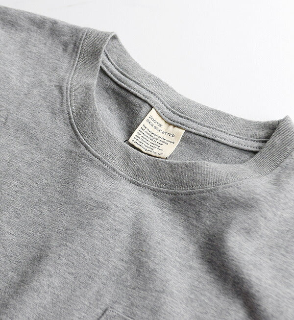 汗しみない クルーネック ポケット Tシャツ［メンズ］