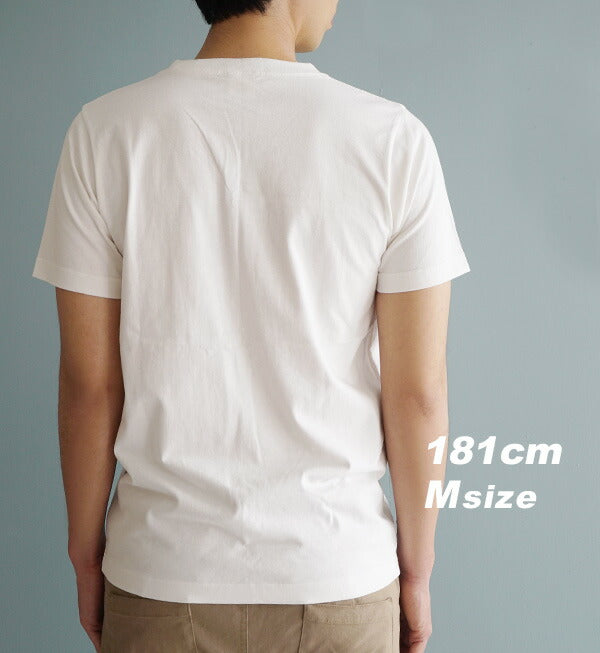 汗しみない クルーネック ポケット Tシャツ［メンズ］