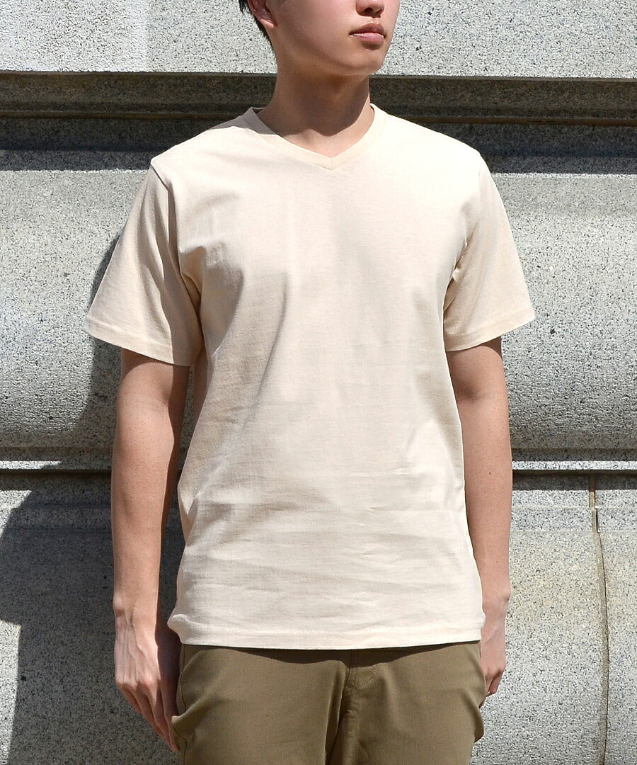 汗しみない Vネック Tシャツ［メンズ］