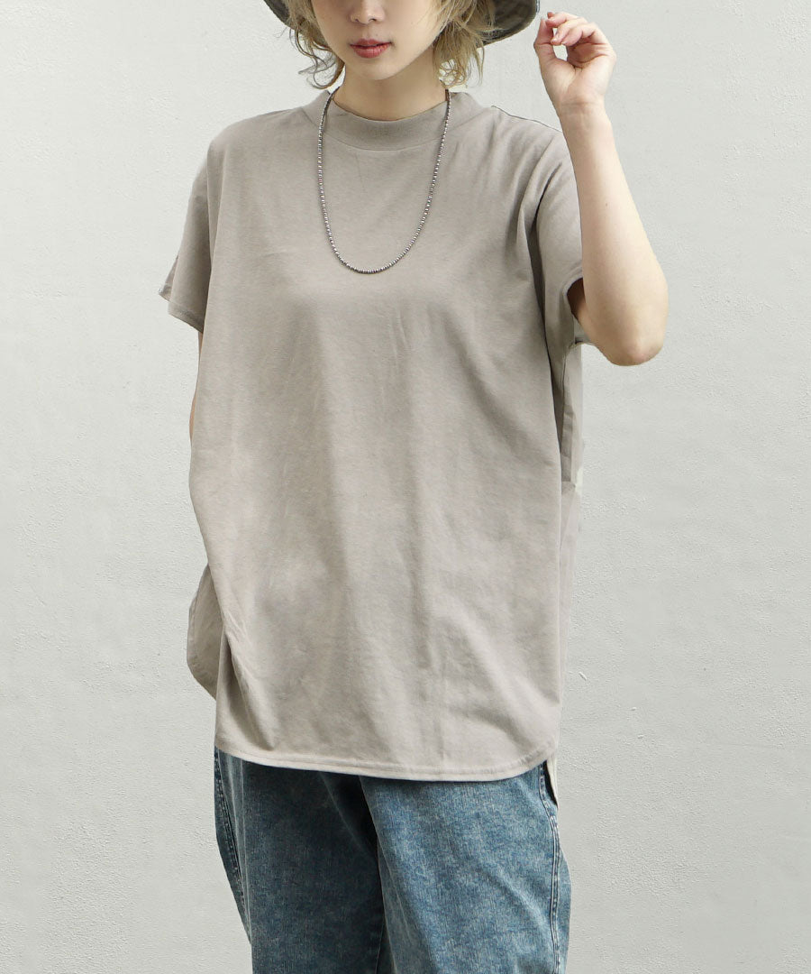 URBAN PLUS ハイネックカットソー