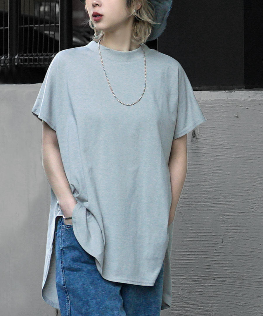 URBAN PLUS ハイネックカットソー