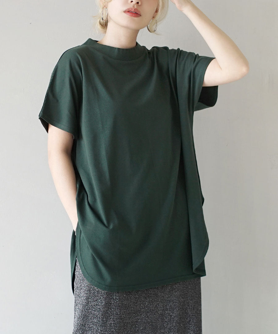 URBAN PLUS ハイネックカットソー