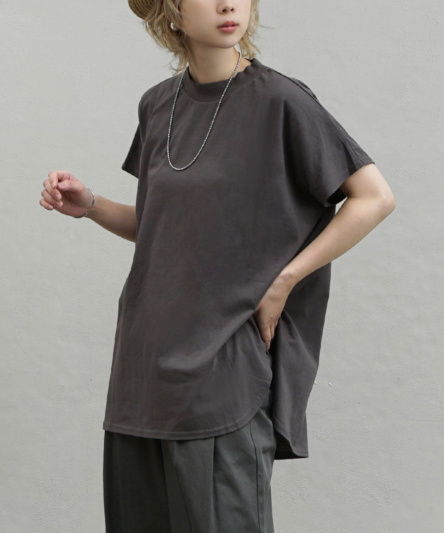 URBAN PLUS ハイネックカットソー