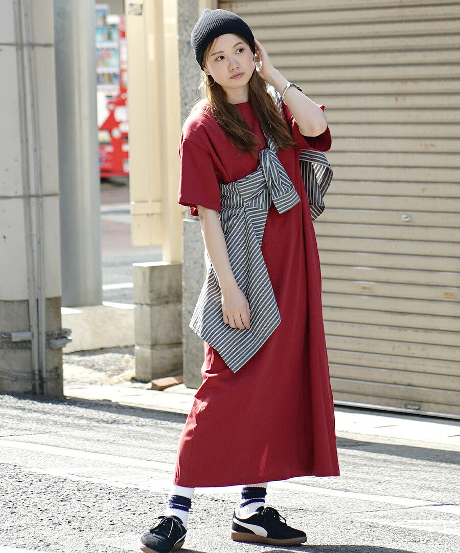 汗しみない TEEワンピース