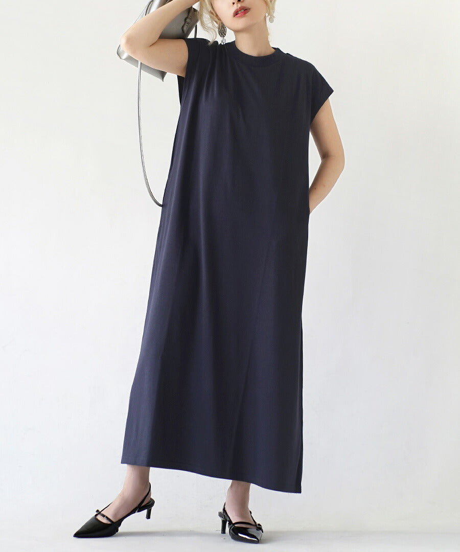 URBAN PLUS フレンチスリーブワンピース