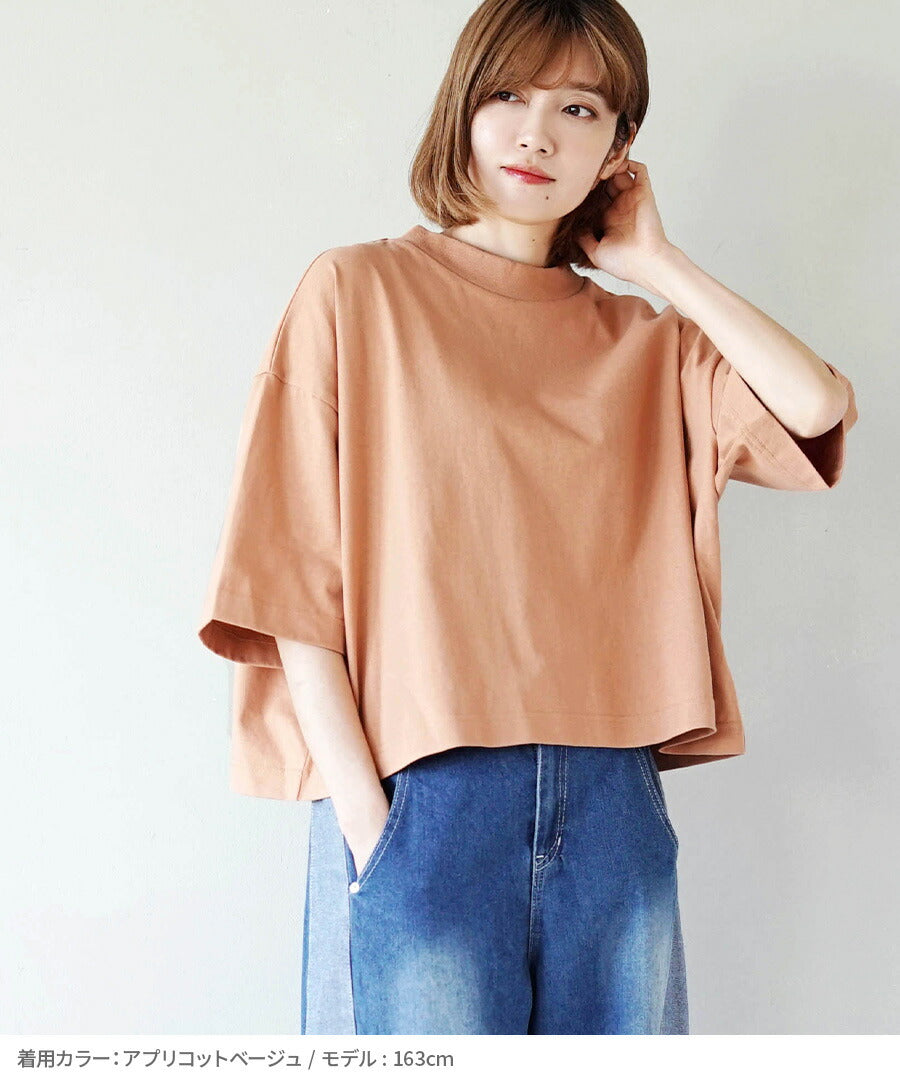 汗しみない クロップドTシャツ