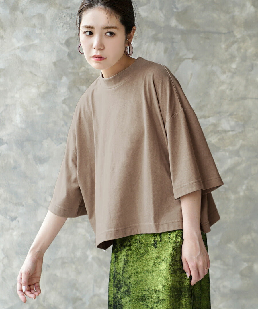 汗しみない クロップドTシャツ